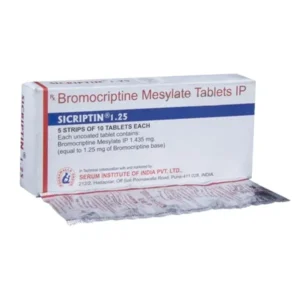 Sicriptin 1.25mg